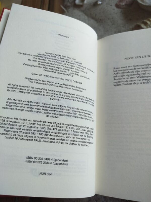 Terry Pratchett - De waarheid - Schijfwereld - Discworld - Afbeelding 3